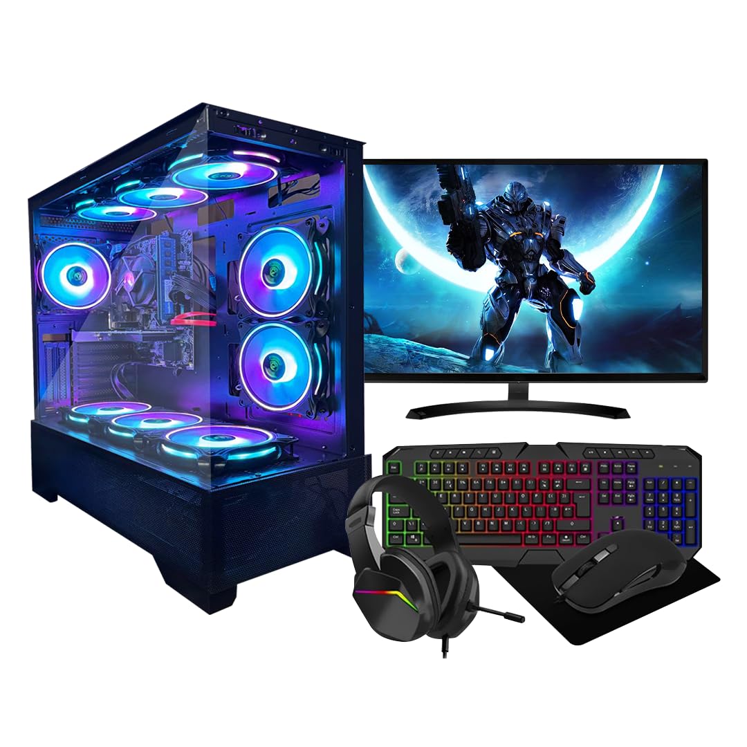 Gaming PC Bundle • Intel Core i7 • RTX 3050 6GB Graphics Card